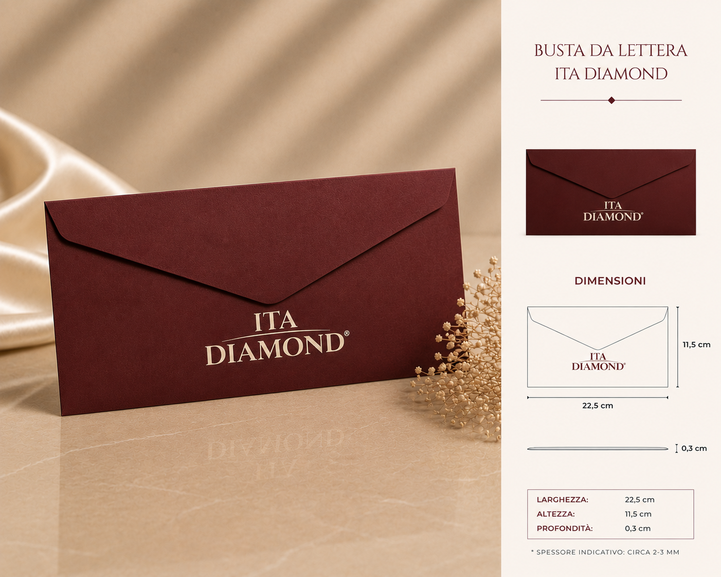 L'astuccio ITA DIAMOND è parte del regalo.